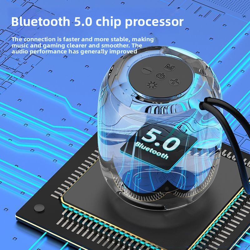 Wireless Bluetooth Speaker with Colorful Ambient Night Light, photo 3 of 8