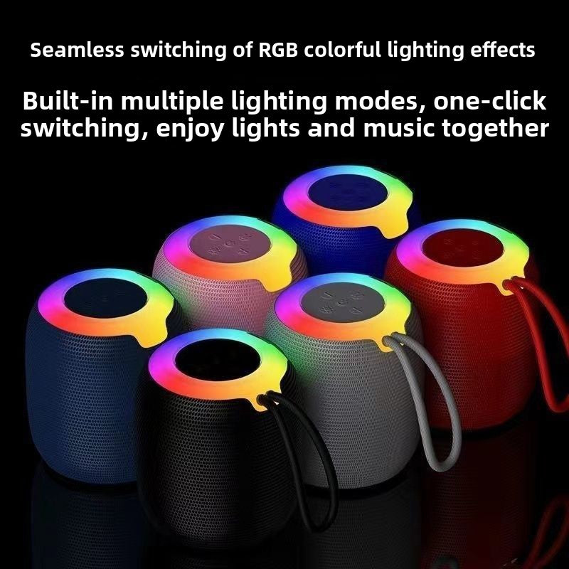 Wireless Bluetooth Speaker with Colorful Ambient Night Light, photo 2 of 8
