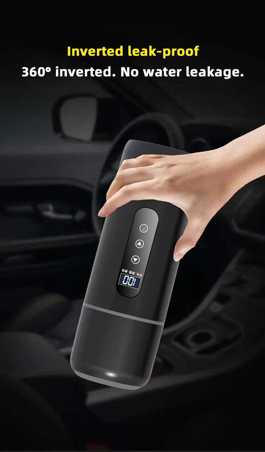 TechGridlyx 12V-24V Portable Car Heating Cup - 500 mL, photo 16 of 27