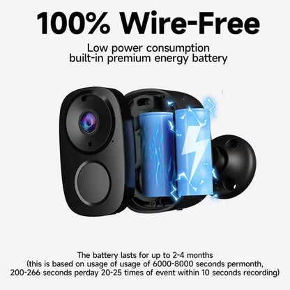 Solar Powered Security Cameras Wireless Outdoor Battery Powered 4MP Surveillance 2.4Ghz/5Ghz Wifi Cameras for Home Security outside PIR/AI Motion Detection Waterproof Color Night Vision 2-Way Audio